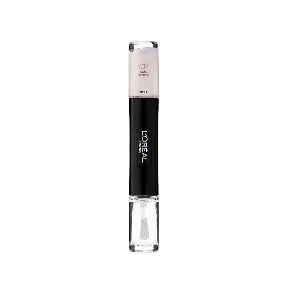 L'Oreal Paris, Infallible, Gel-Effekt, Nagellack 2-in-1, 017, Petale Wiederbelebung, 2 x, 5 ml