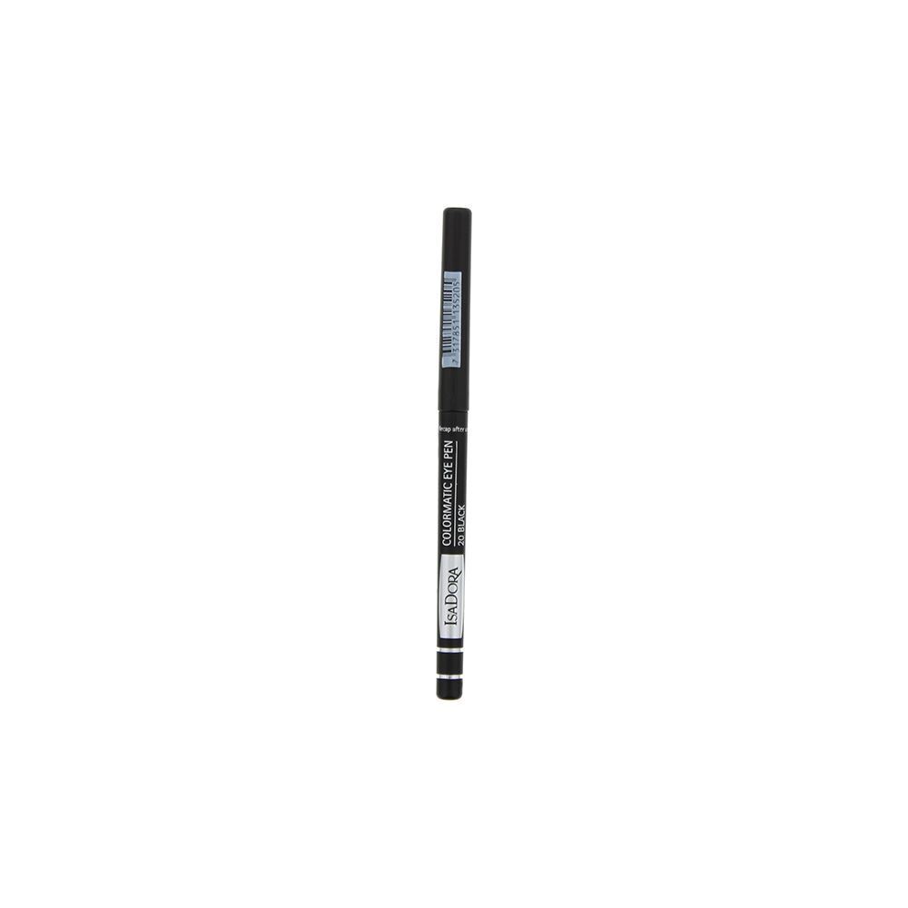 IsaDora, Colormatic, Einziehbar, Kajal Augenstift, 20, Schwarz, 0.28 g