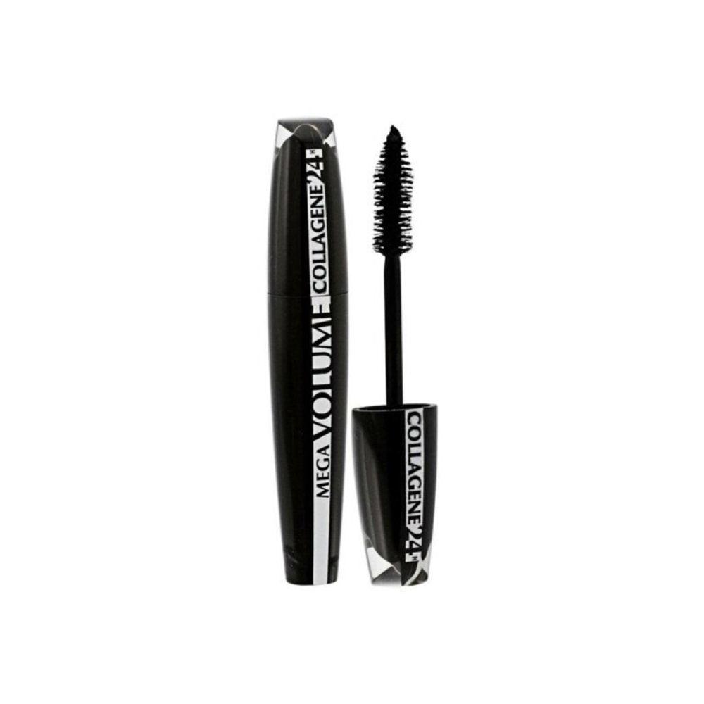 L`Oreal Paris L'Oreal Paris, Mega Volume Collagene 24h Extra, Wimperntusche, Schwarz, 9 ml Regular