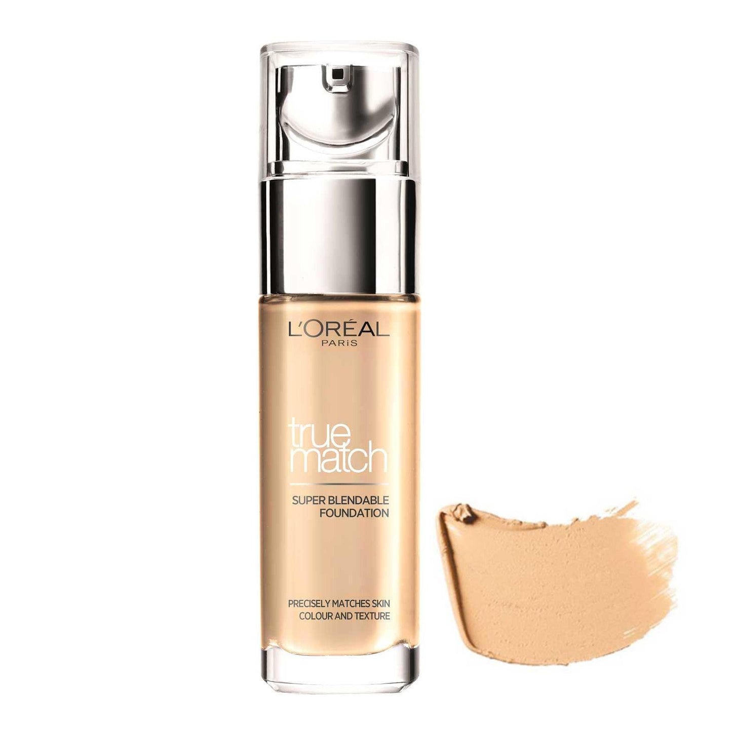 L`Oreal Paris L'Oreal Paris, True Match, Hyaluronsäure, Natürliches Finish, Flüssige Grundierung, 5.N, Sable Sand, LSF 17, 30