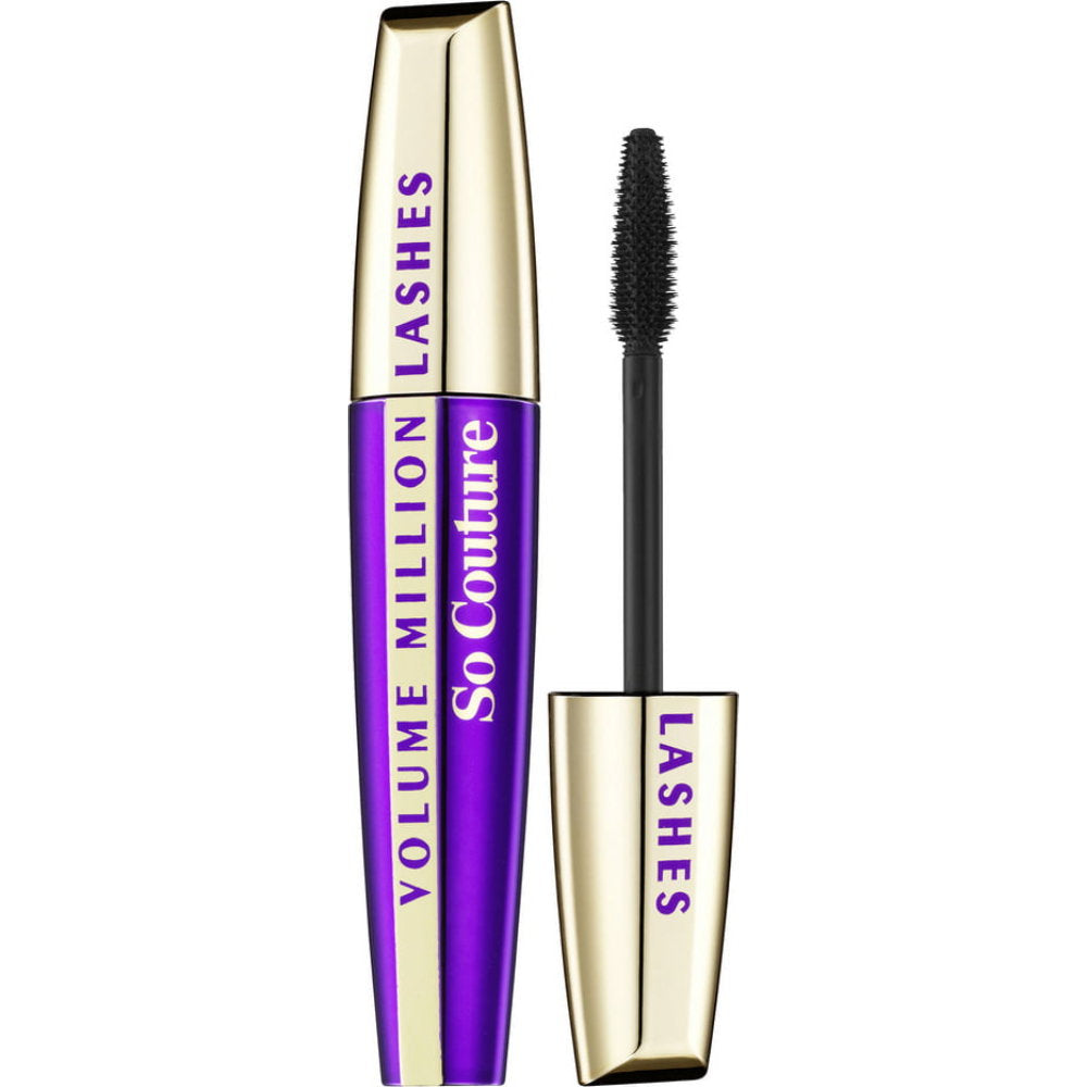 L`Oreal Paris L'Oreal Paris, Volume Million Lashes So Couture, Wimperntusche, Schwarz, 9.5 ml Regular
