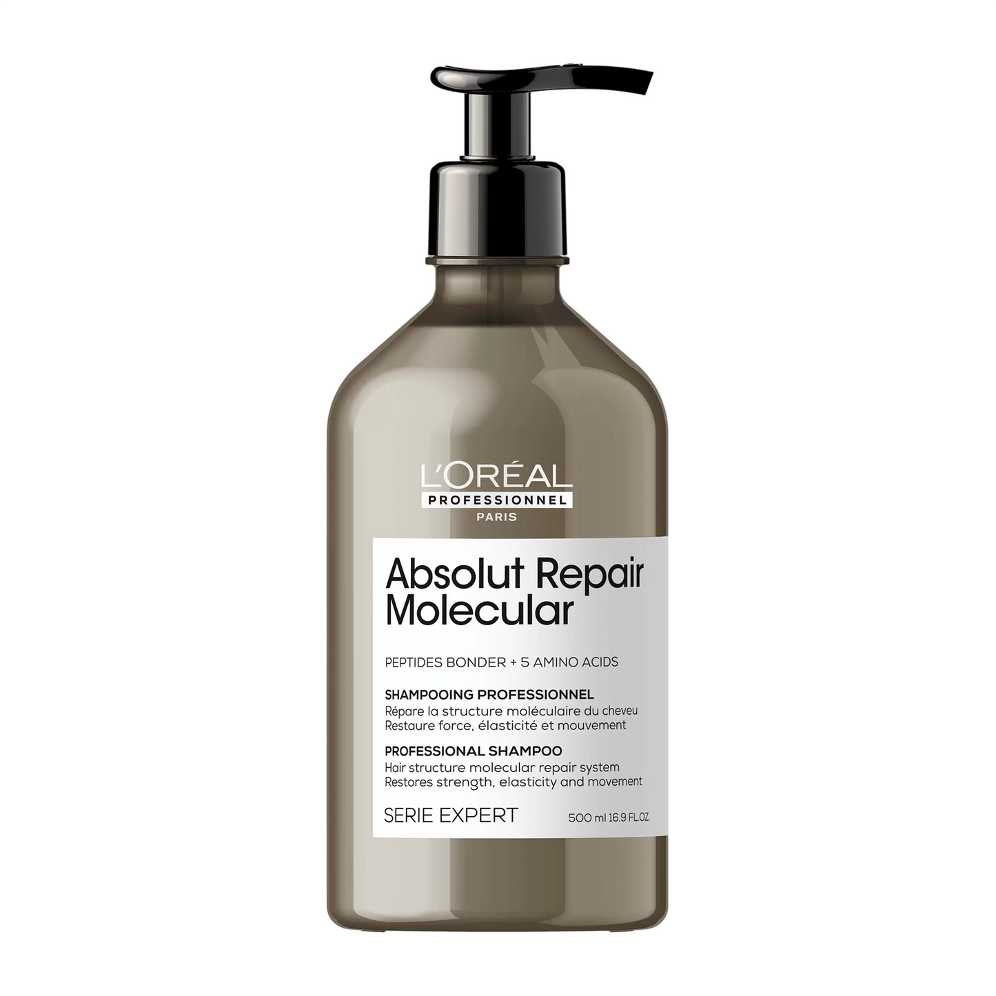 L'Oreal Professionnel, Serie Expert Absolut Repair Molecular, Haarshampoo, Reparatur, 500 ml