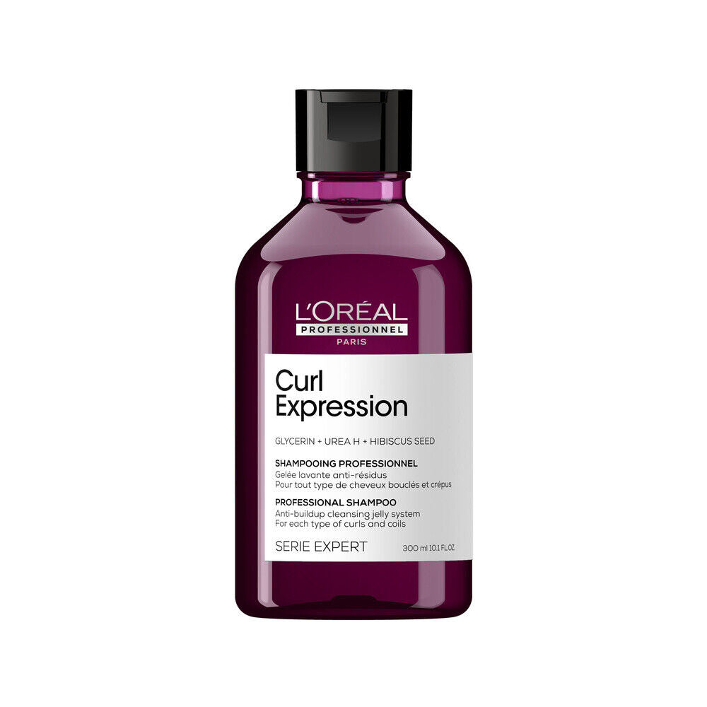 L'Oreal Professionnel, Serie Expert Curl Expression, Glycerin + Harnstoff H + Hibiskussamen, Haarshampoo, Anti-Ansammlung, 300 ml