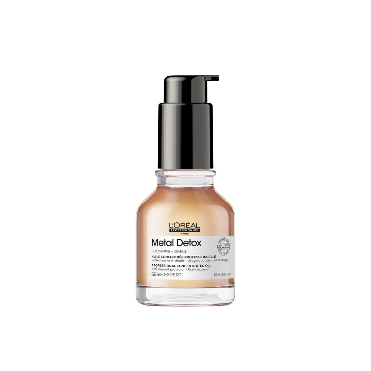 L'Oreal Professionnel, Serie Expert Metal Detox, Glykoamin + Ionene, Haarölbehandlung, Anti-Ablagerungsschutz, 50 ml