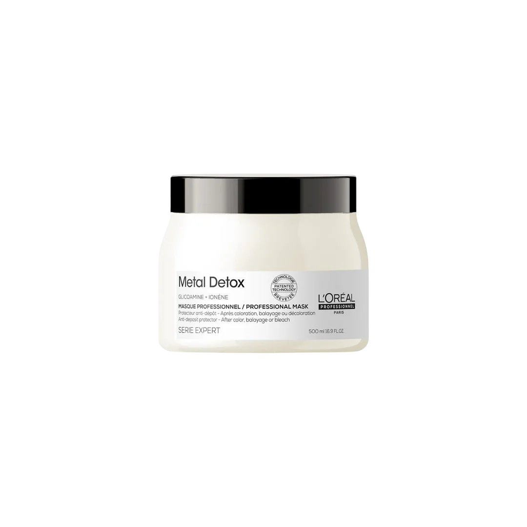 L'Oreal Professionnel, Serie Expert Metal Detox, Glykoamin + Ionene, Haarbehandlungs-Crememaske, Anti-Ablagerungsschutz, 500 ml