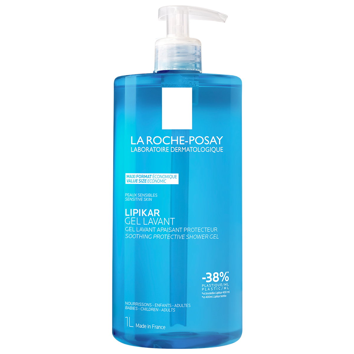 La Roche-Posay, Lipikar, Beruhigend, Duschgel, Für alle Hauttypen, 1000 ml