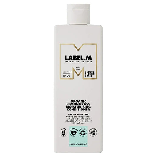 Label.M Label.M, Organic LemonGrass, Haarspülung, Feuchtigkeitsspendend, 300 ml Regular