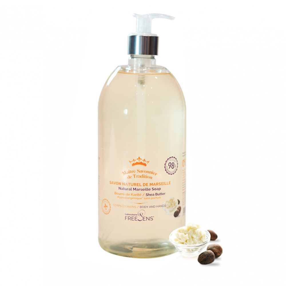 Laboratoire Freesens, Freesens, Shea Butter, Liquid Soap, For Hands & Body, 1000 ml