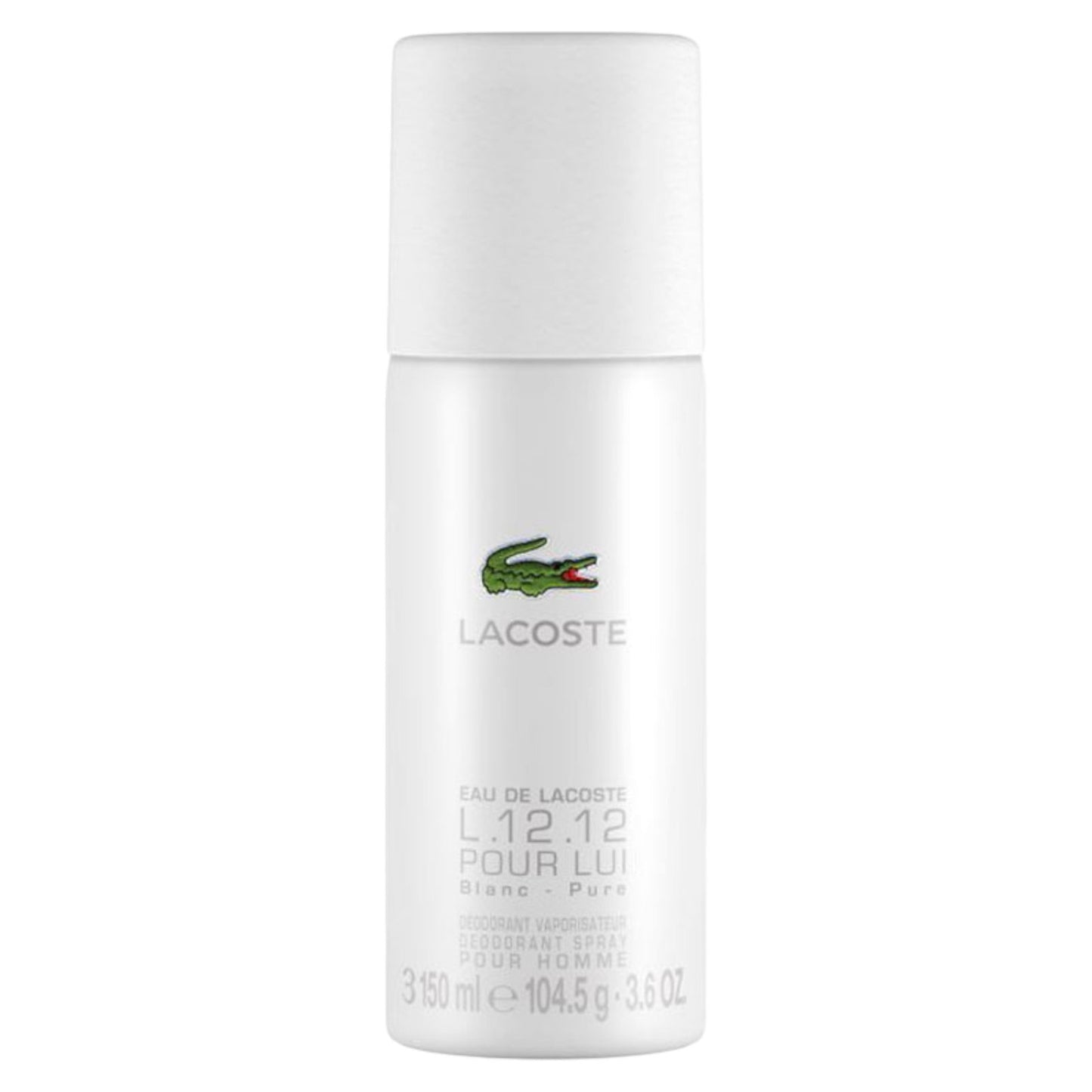Lacoste, Eau de Lacoste L.12.12 Blanc, Deodorant Spray, Für Männer, 150 ml