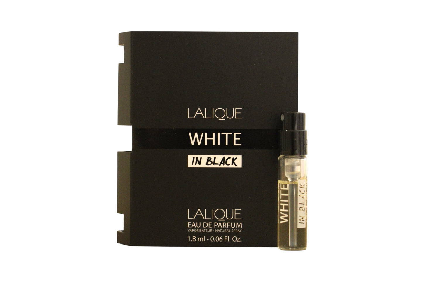 Lalique, White in Black , Eau de Parfum, Für Männer, 1.8 ml Fläschchen