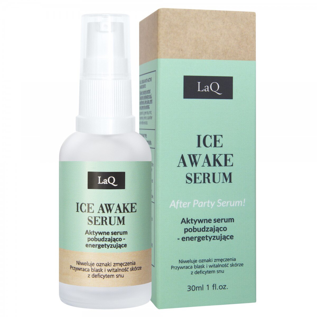 LaQ, Ice Awake, Energetisierend, Täglich, Serum, Für das Gesicht, 30 ml