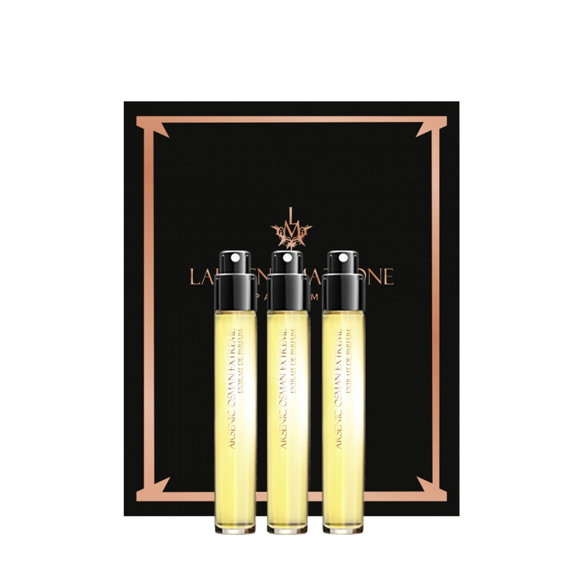 Set Trio, Laurent Mazzone, Arsenic Osman Extreme, Parfumextrakt, Unisex, 3 stk, 15 ml *Miniatur