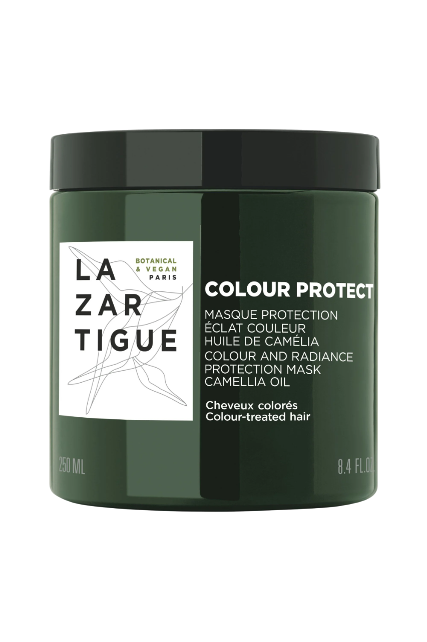 Lazartigue, Color Protect, Kamelienöl, Haarbehandlungs-Crememaske, Farbenschutz, 250 ml