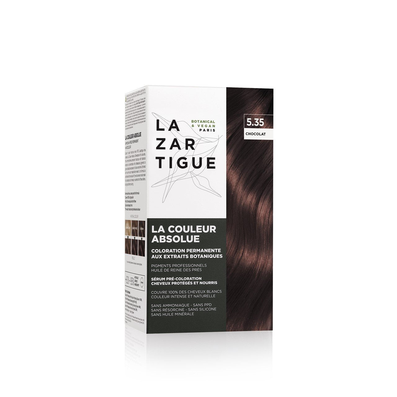 Lazartigue, La Couleur Absolue, Permanente Haarfarbe, 5.35 Chocolate, 143 ml