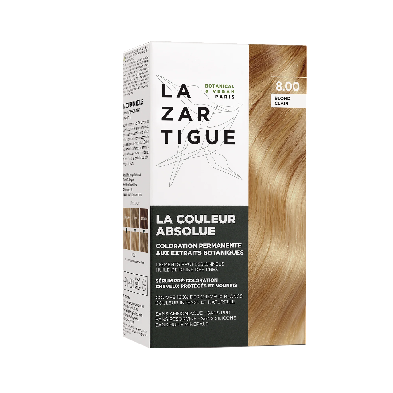 Lazartigue Lazartigue, La Couleur Absolue, Permanente Haarfarbe, 8.00 Light Blond, 143 ml Regular