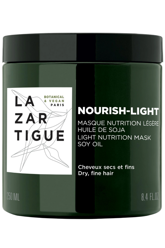 Lazartigue Lazartigue, Nourish-Light, Vegan, Haarbehandlungs-Crememaske, Feuchtigkeitsspendend, Nach dem Shampoo, 250 ml Regu