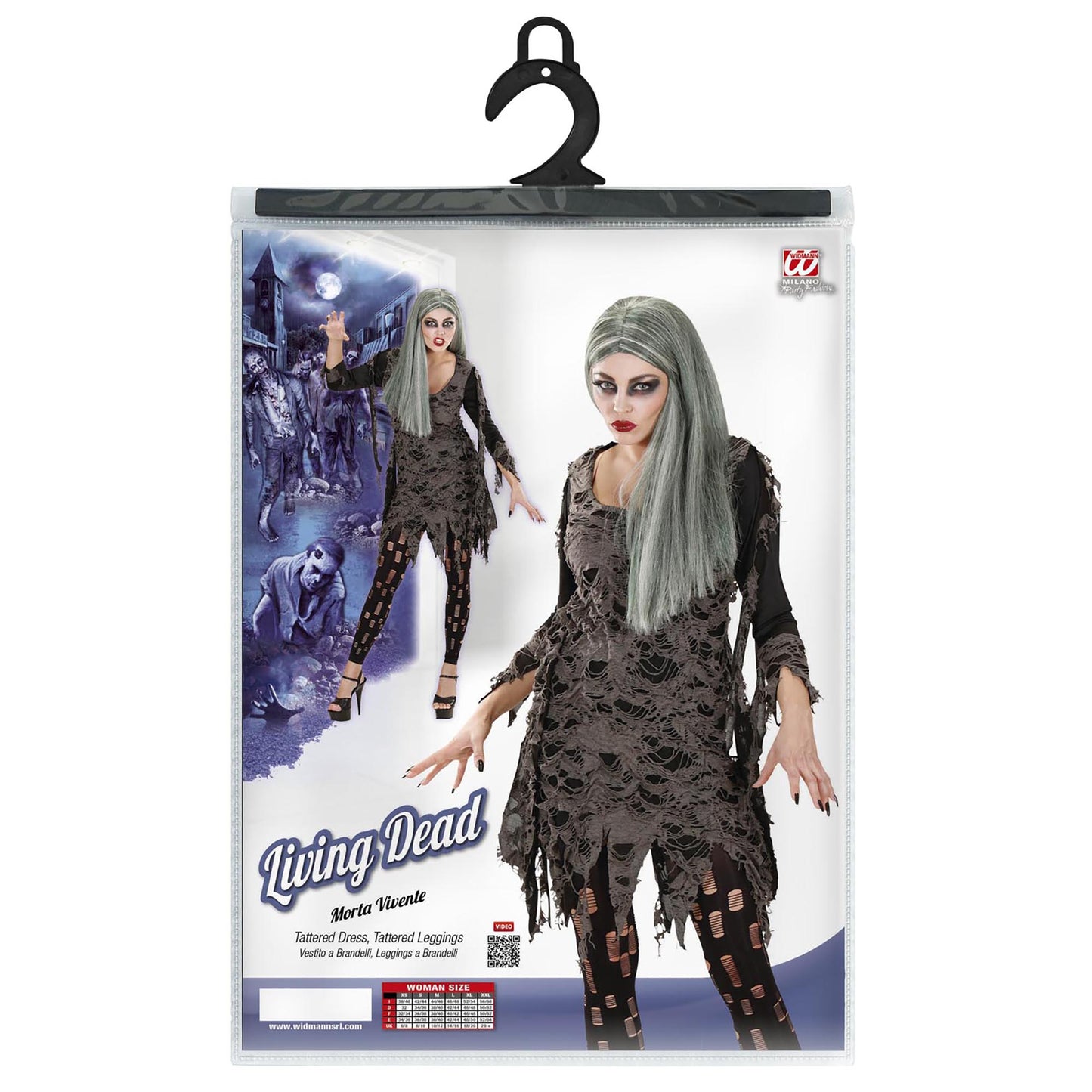 "LEBENDE TOTE" (zerfetztes Kleid, zerfetzte Leggins) – Ansicht 5