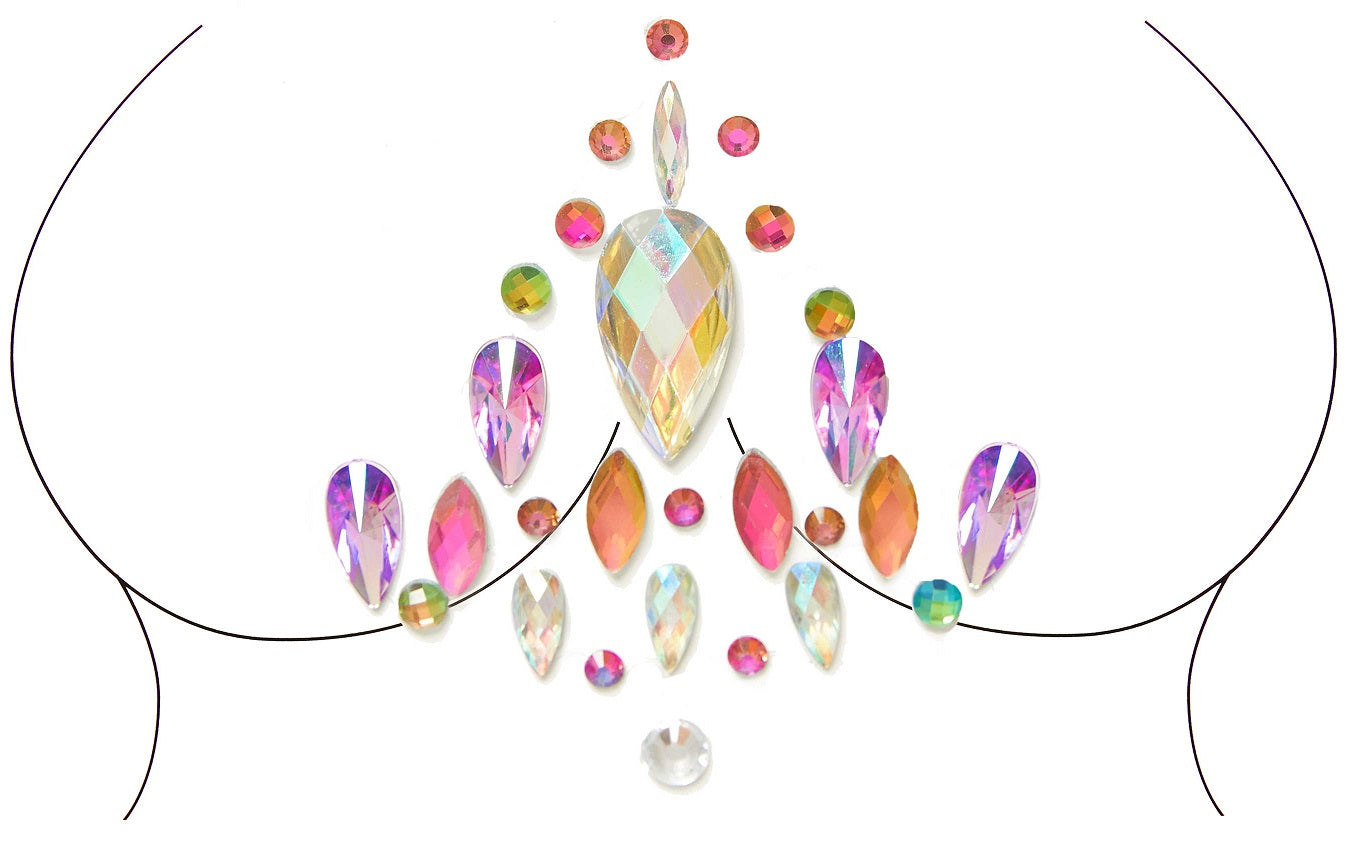 Leg Avenue Selbstklebende Body Jewels – Hautfreundliche Strasssteine - Fasnacht24.ch