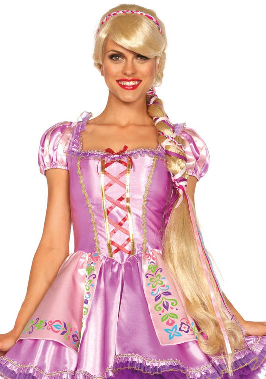 Rapunzel Perücke Lang Blond – Leg Avenue Synthetische Fasern - Fasnacht24.ch – Produktansicht