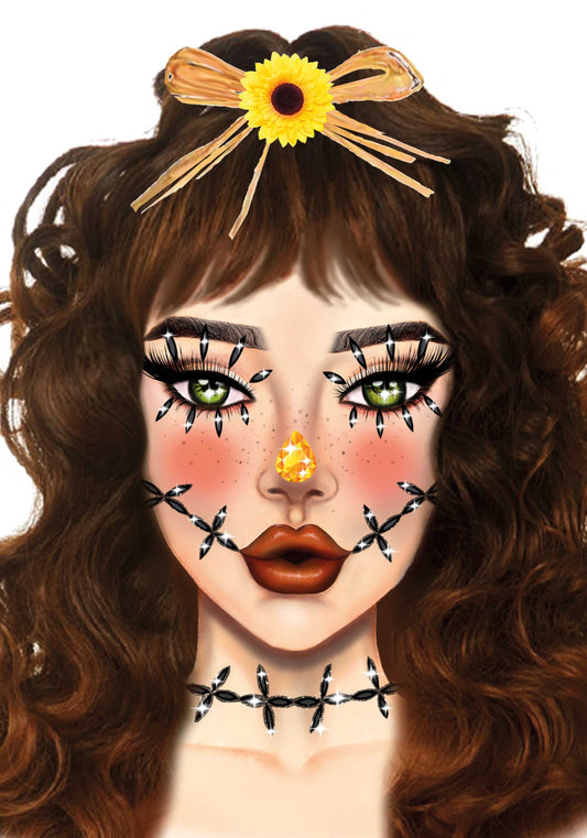 Leg Avenue Selbstklebende Strasssteine Stitches Jewels Eye035 Körper Sticker – Produktansicht