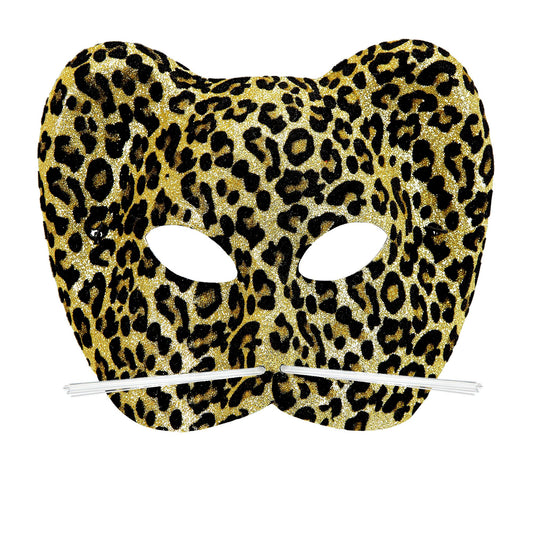 "LEOPARDENMASKE" – Vorderansicht