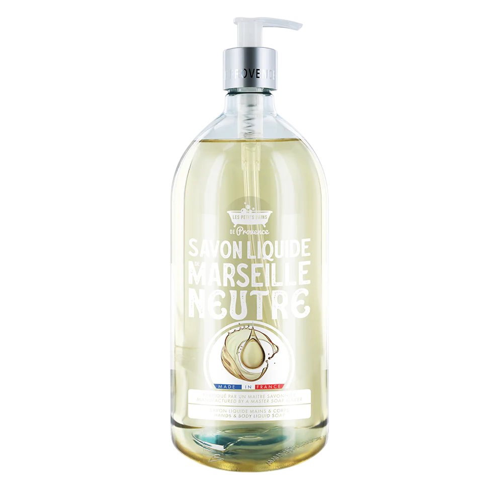 Les Petites Bains de Provence Les Petites Bains de Provence, Neutre, Flüssigseife, Für Hände & Körper, 1000 ml Regular