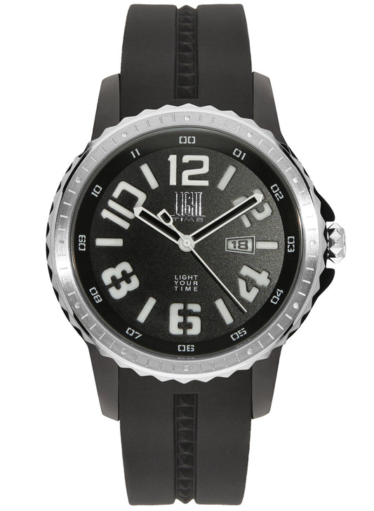 LIGHT TIME SPEEDWAY L160A Quarzuhr mit Datum 41 mm Polycarbonat – Produktansicht