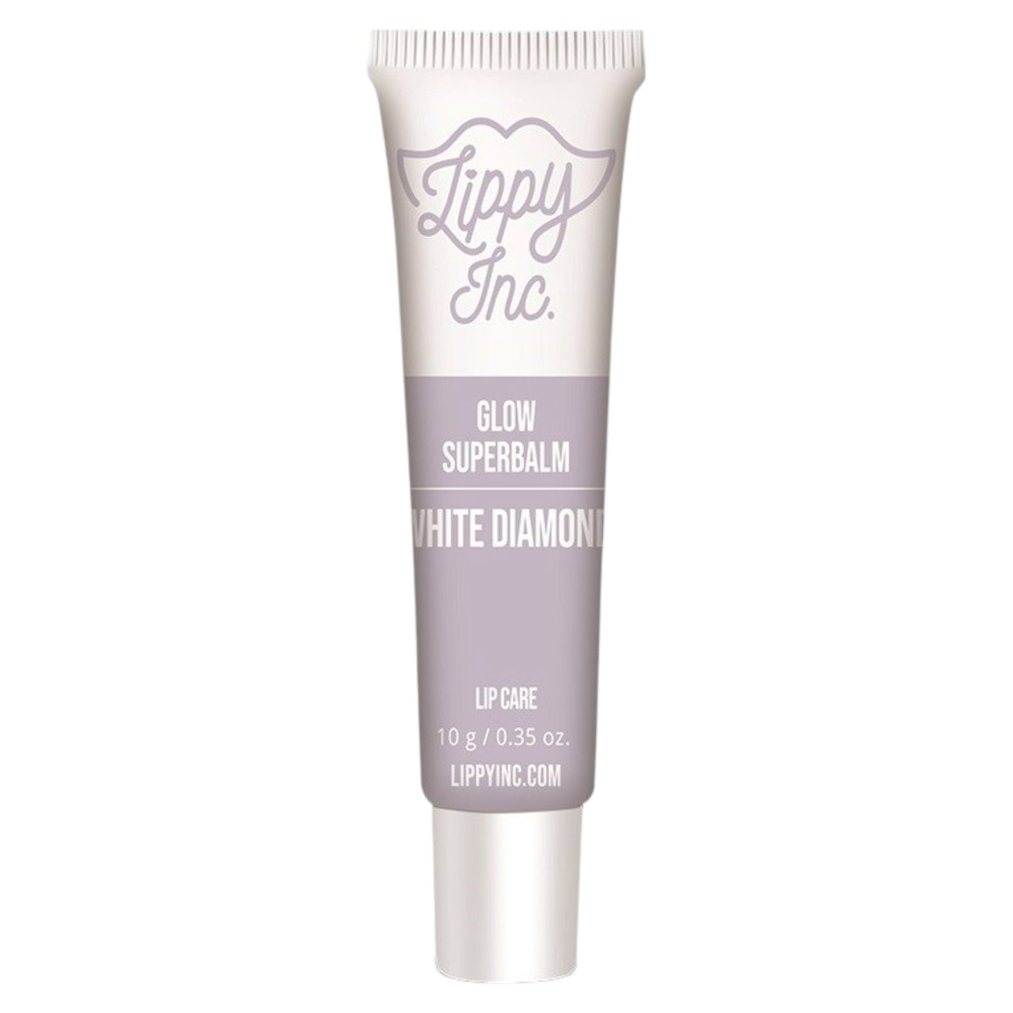 Lippy Inc., Glow Superbalm White Diamond, Glanzfinish, Lippenbalsam, 10 g