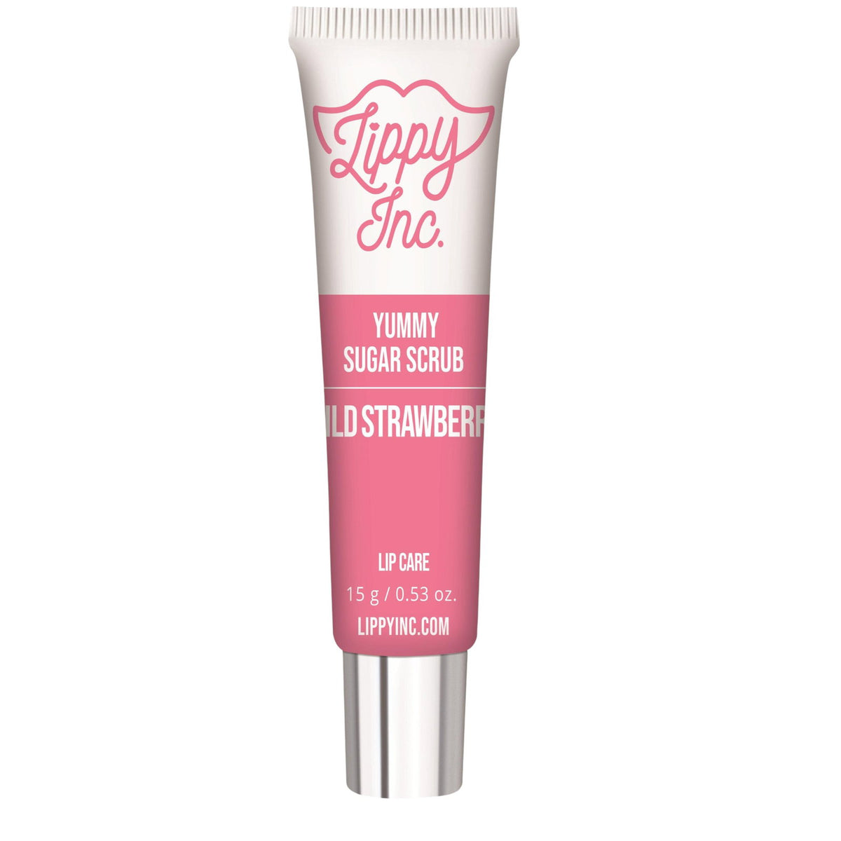 Lippy Inc., Yummy Sugar, Lippenpeeling, Erdbeere, 15 g