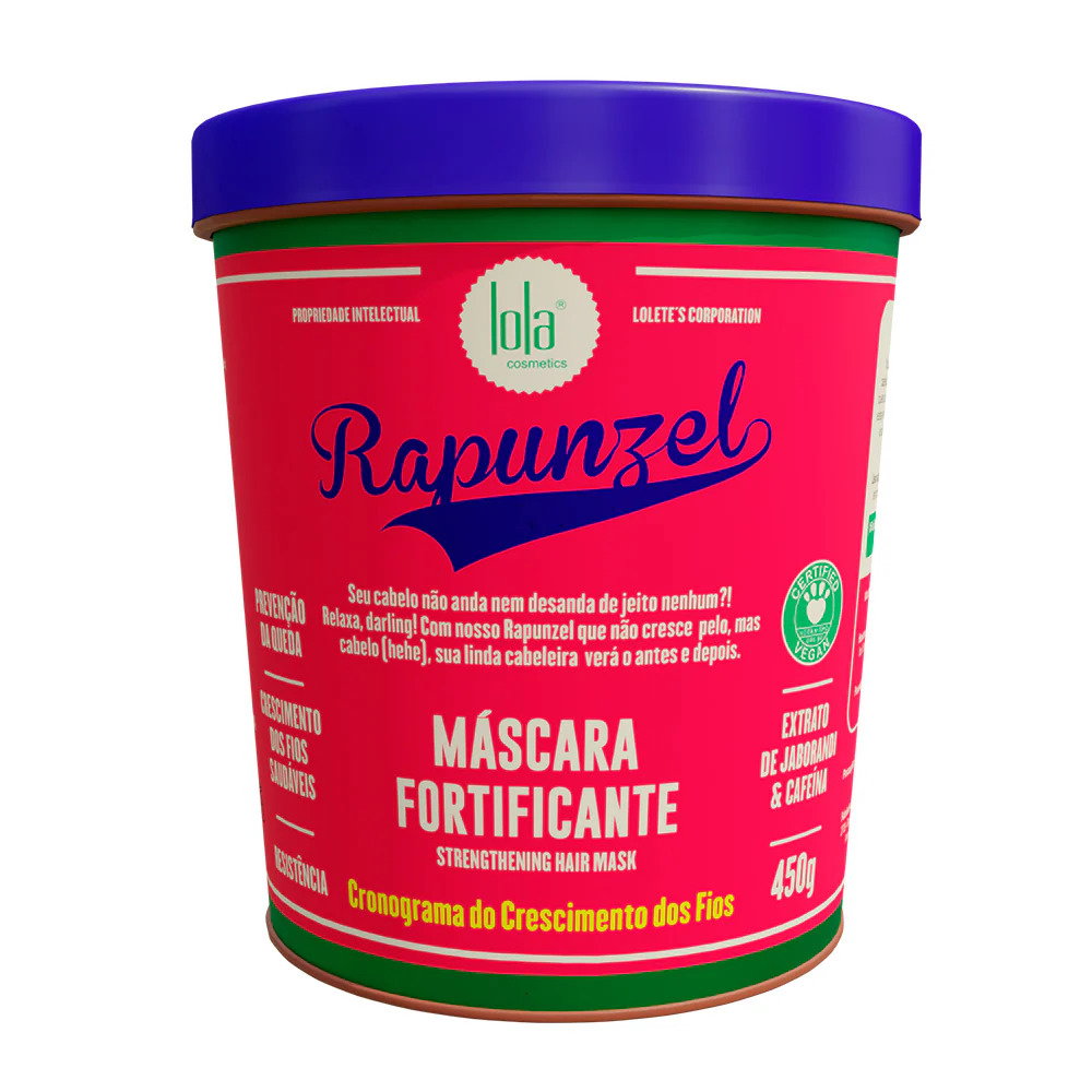 Lola Cosmetics, Rapunzel, Haarbehandlungs-Crememaske, Stärkung, 450 g