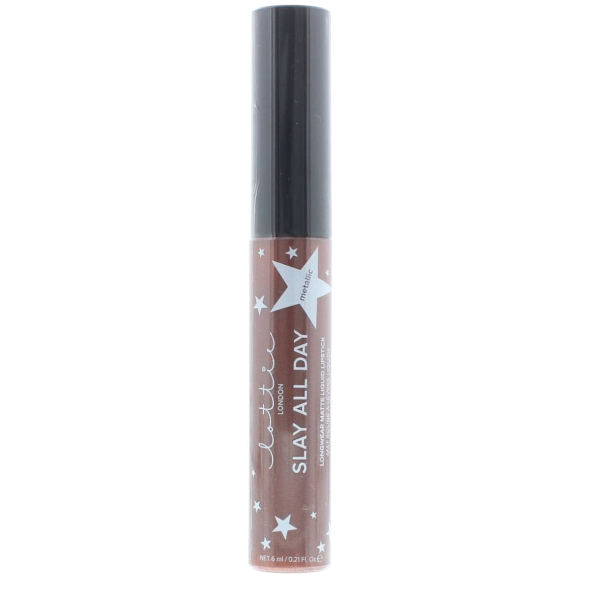 Lottie London, Slay All Day, Metallisch, Flüssiger Lippenstift, Geschüttelt, 6 ml