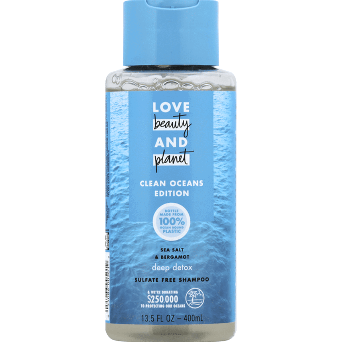 Love Beauty And Planet, Sea Salt and Bergamot, Haarshampoo, 400 ml