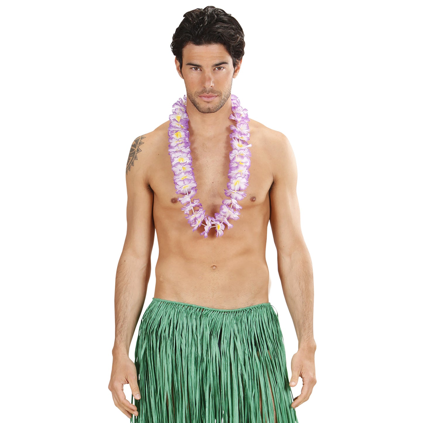 "LUAU HAWAIIANISCHE HALSKETTE" 4 Farbe sort – Ansicht 5