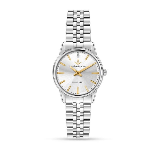 LUCIEN ROCHAT R0453116503 Date Armbanduhr 28 mm Silber ansicht-2