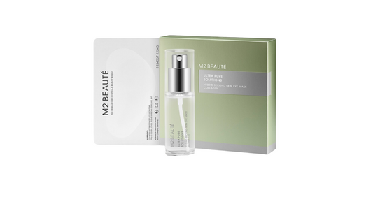 M2 Beaute Setzen, M2 Beaute, Ultra Pure Solutions, Kollagen, Feuchtigkeitsspendend, Augencreme-Maske, 7 stk Regular