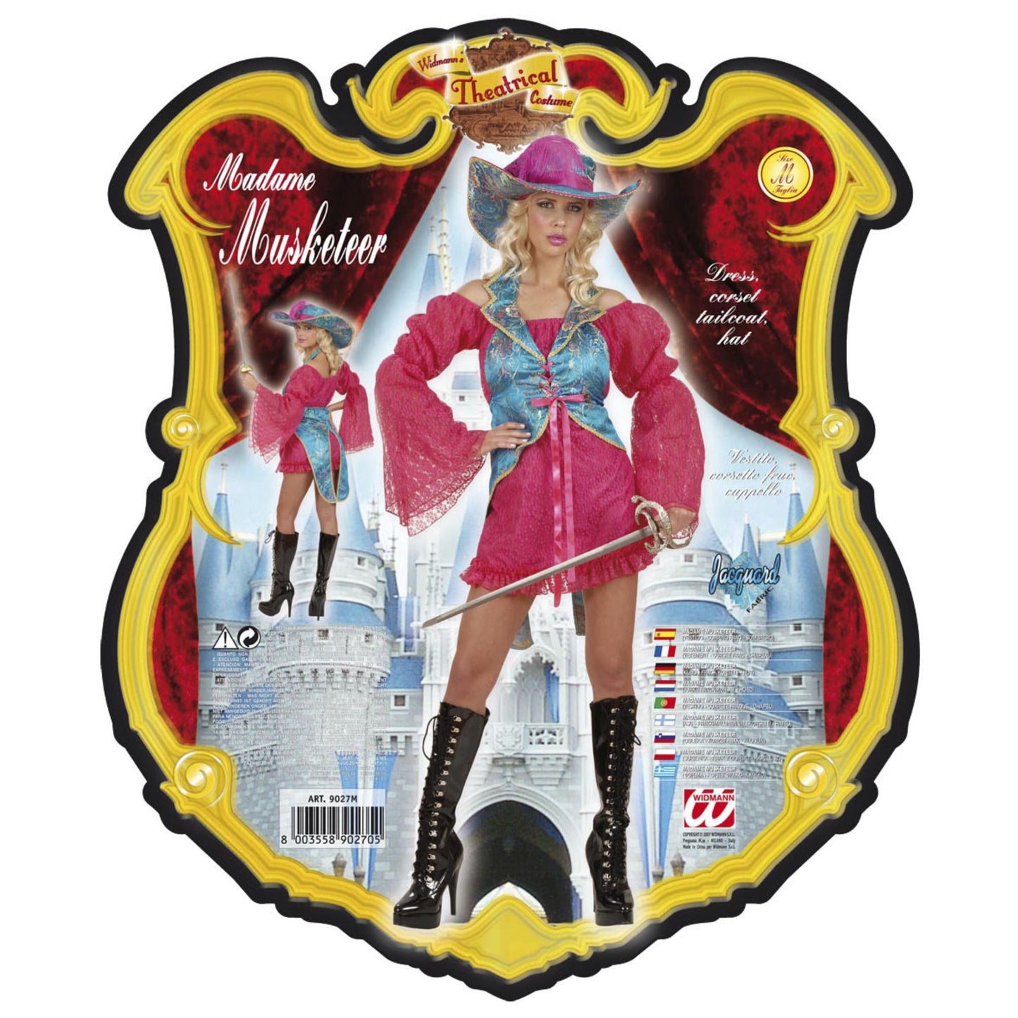 "MADAME MUSKETIER" (Kleid, Korsett-Frack, Hut) – Ansicht 4