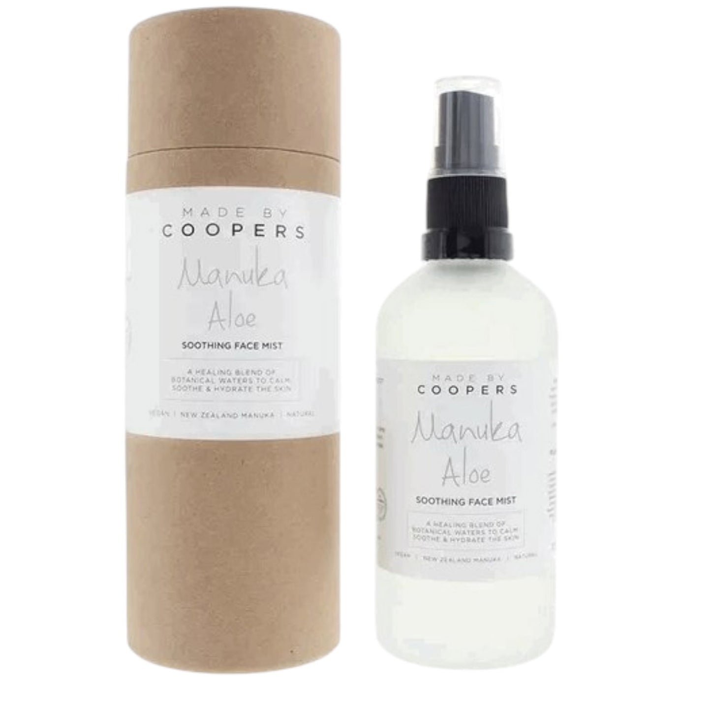 Made By Coopers Made By Coopers, Manuka Aloe, Beruhigend und entspannend, Nebelspray, Für das Gesicht, 100 ml Regular