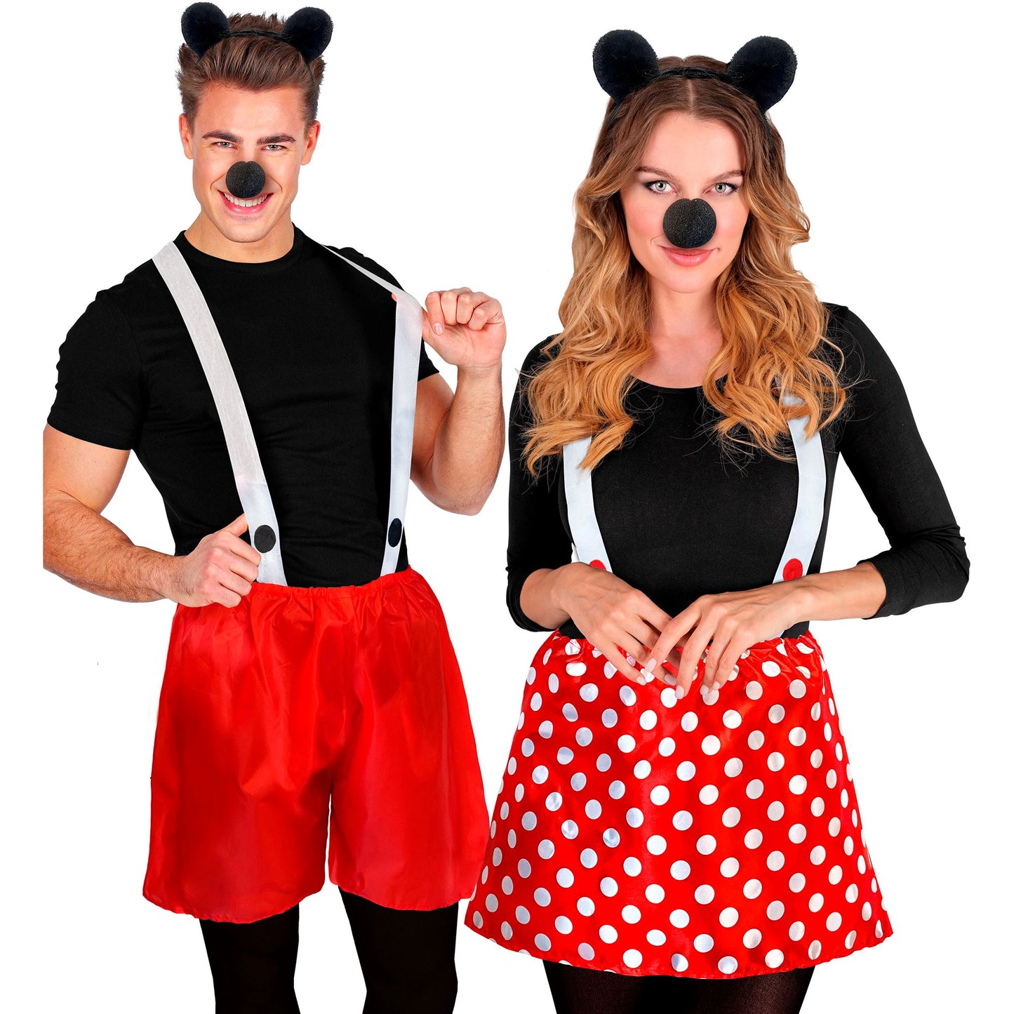 "MÄUSCHEN" Dress- Up- Set (Ohren, Nase, Rock oder kurze Hose) sort. 3 weiblich, 3 männlich – Ansicht 4