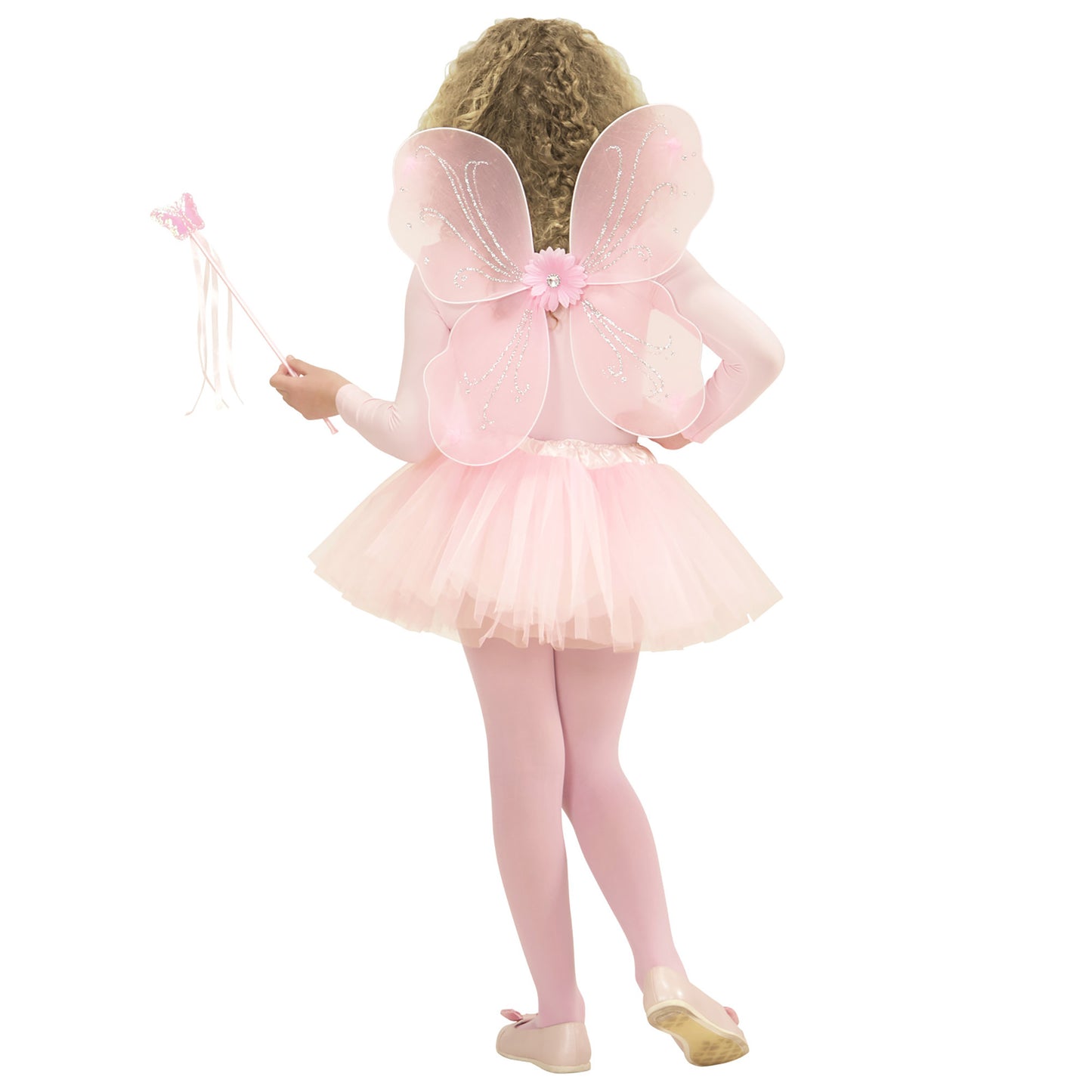 "MAGIC FAIRY" rosa (Tutu, Flügel, Feenstab) – Ansicht 5