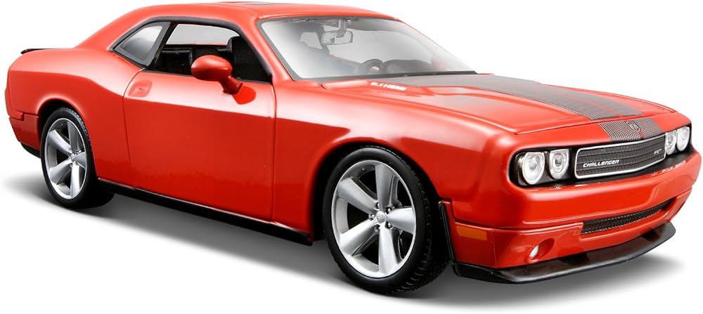 Maisto, Fresh Metal, 2006 Dodge Challenger STR 8, Spielzeugauto, 11422, Rot, 1:64, 3+