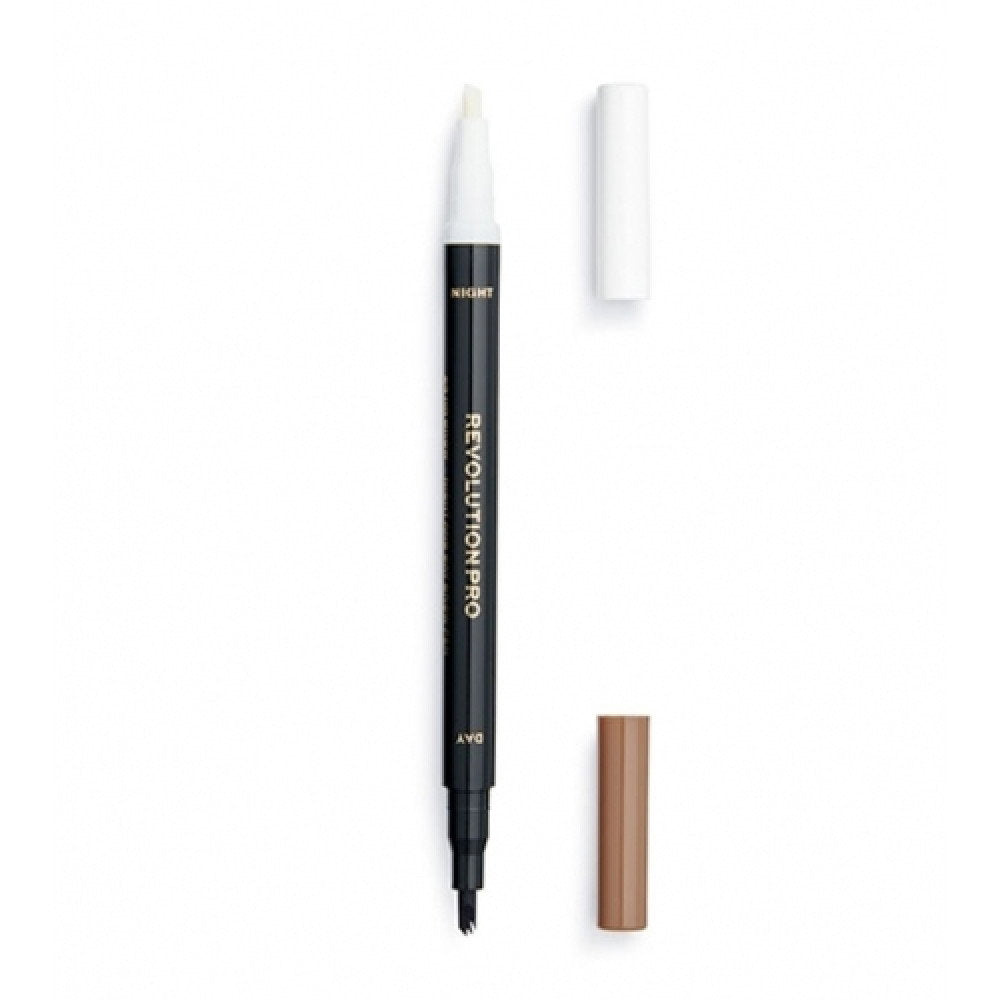 Makeup Revolution Makeup Revolution, 24h Day & Night, Augenbrauencreme-Stift, Aschbraun, 1.6 ml Regular