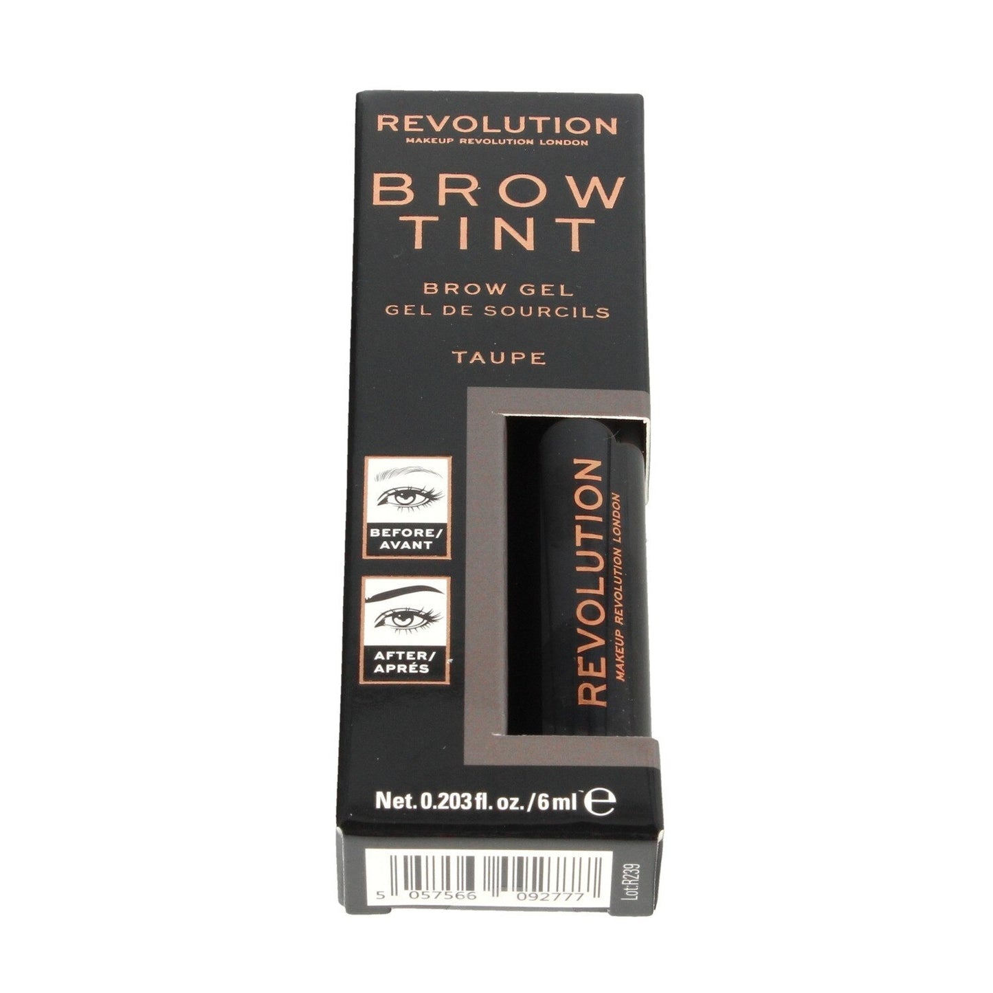 Makeup Revolution Makeup Revolution, Brow Tint, Augenbrauengel, Taupe, 6 ml Regular