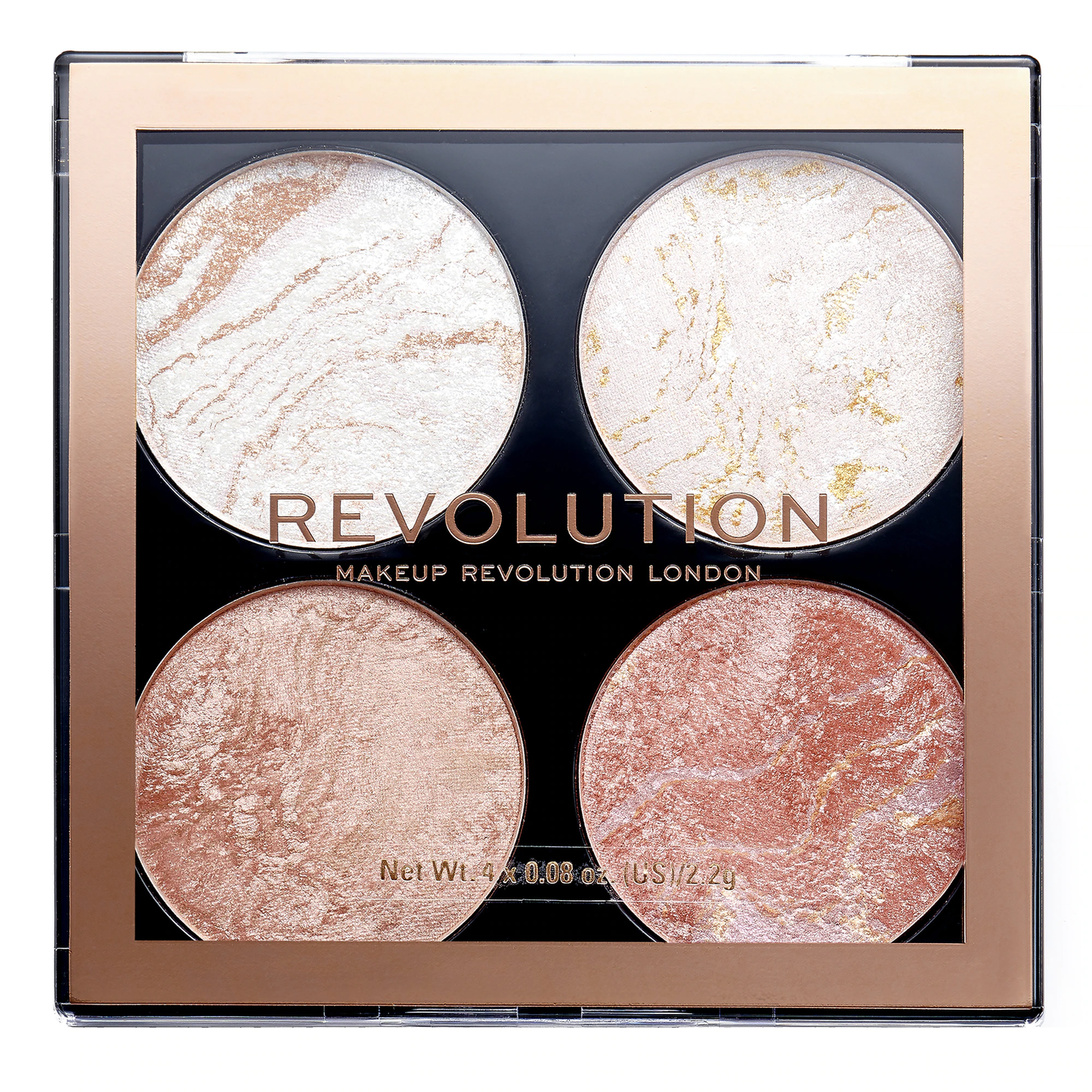 Makeup Revolution, Cheek Kit, Konturpalette, Mach eine Pause, 4 Schattierungen, 8.8 g