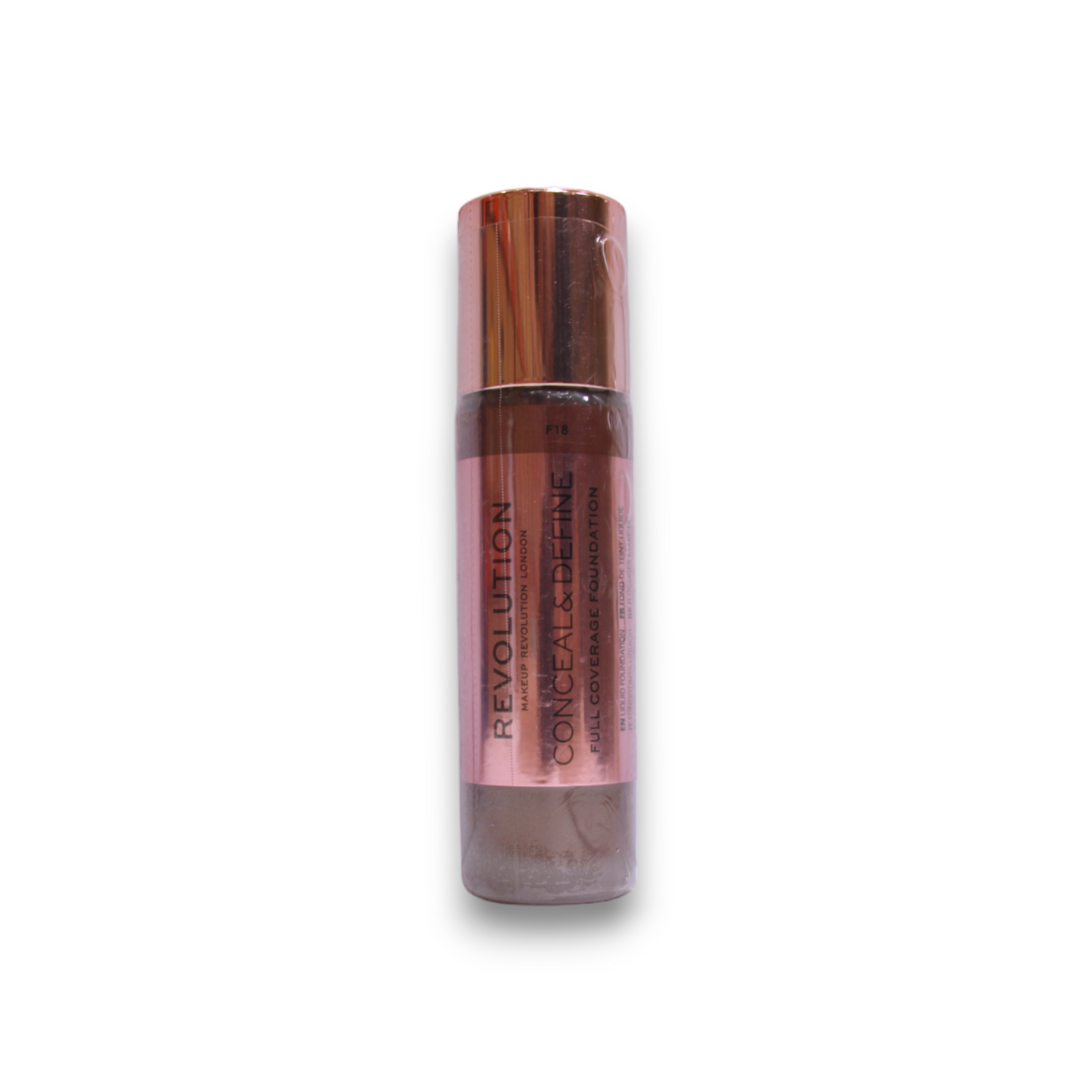 Makeup Revolution Makeup Revolution, Conceal & Define, Ölfrei, Cremige Foundation, F 18, 23 ml Regular