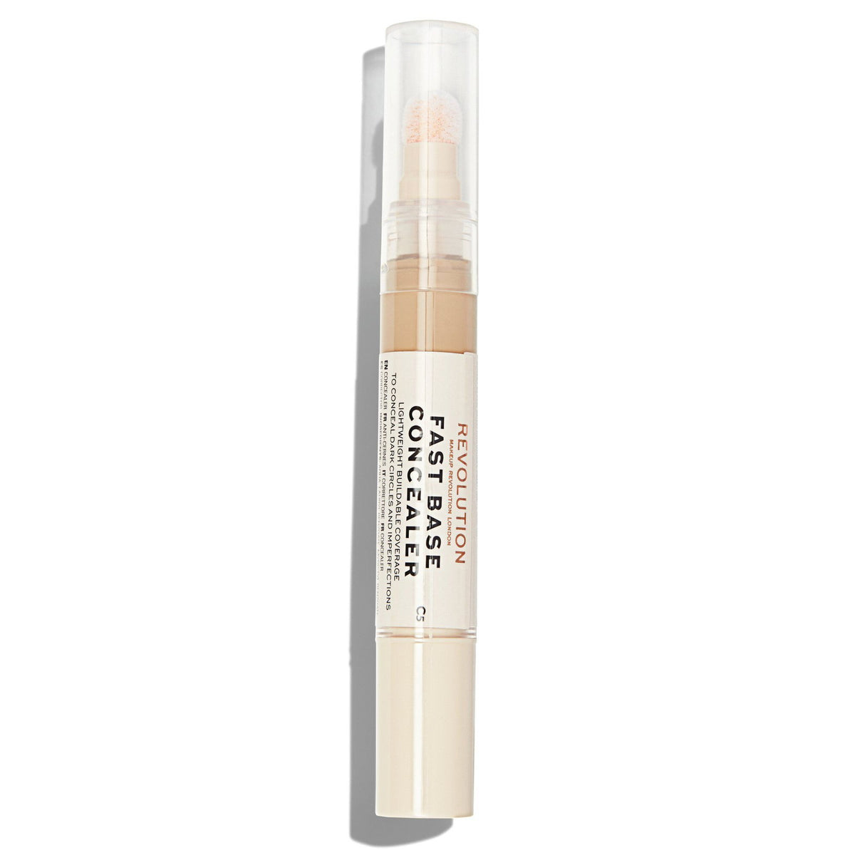 Makeup Revolution, Fast Base Concelear, Abdeckstift für die Augenpartie, C 5, 4.5 ml