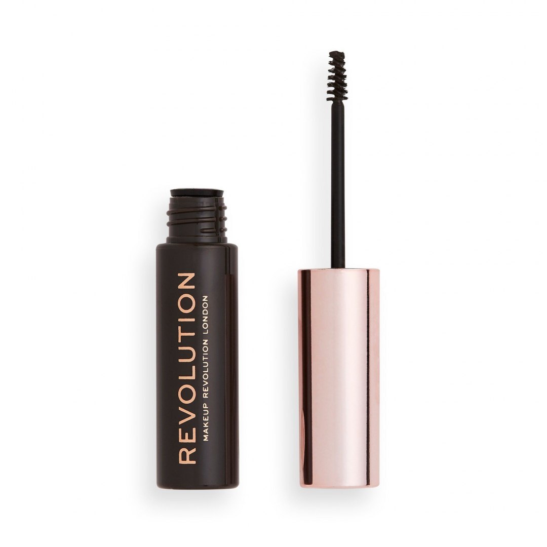 Makeup Revolution, Makeup Revolution, Augenbrauengel, Dunkelbraun, 6 ml
