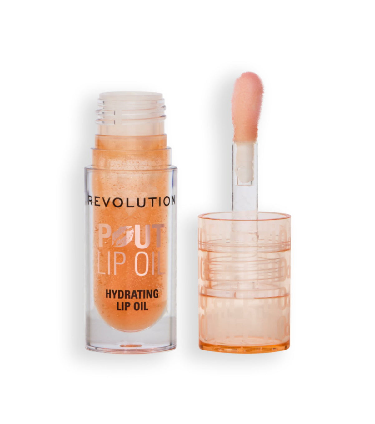 Makeup Revolution, Pout, Vegan, Glänzend, Lippenöl, Honey Shimmer, 4 ml