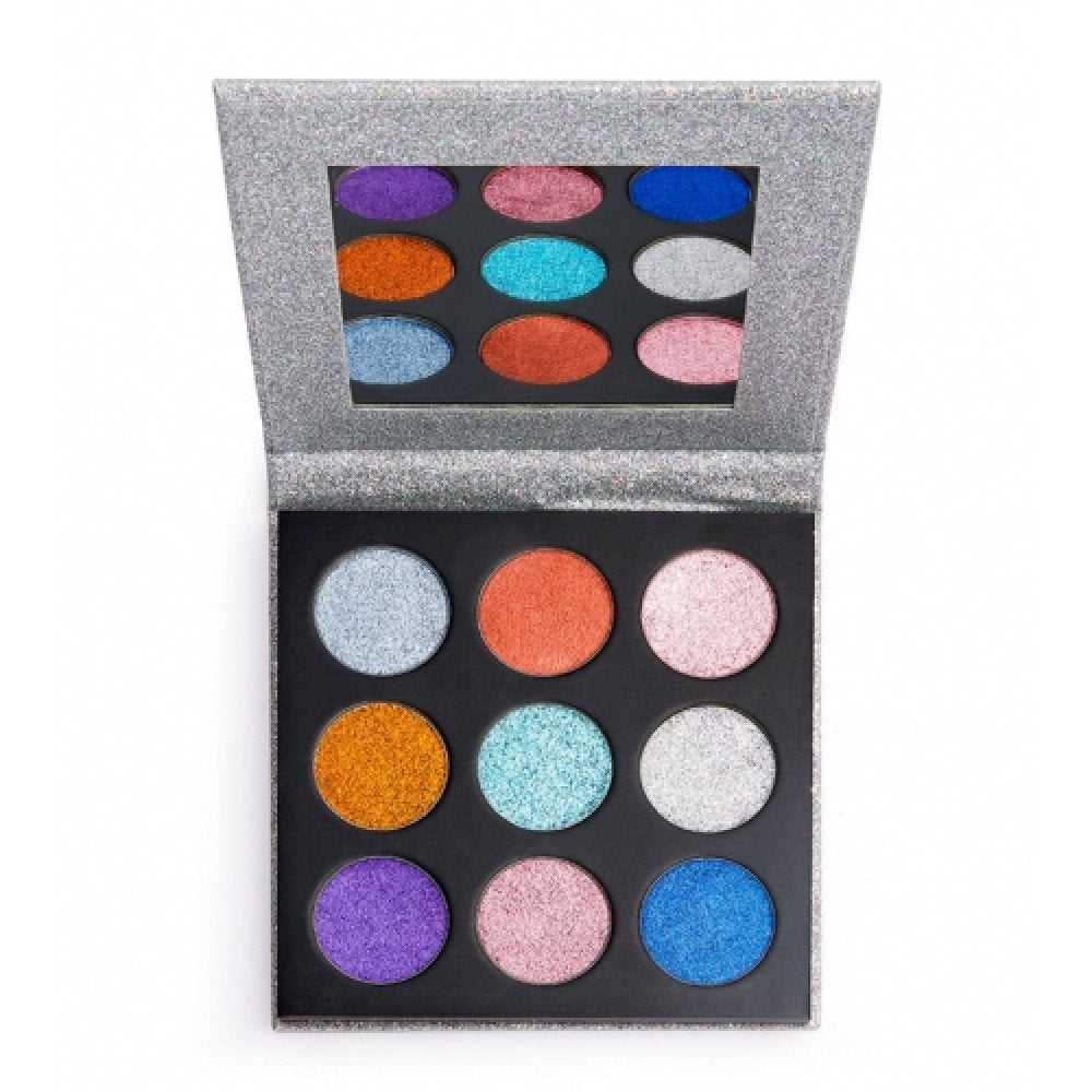 Makeup Revolution, Pressed Glitter, Gesichtspalette, Illusion, 13.5 g