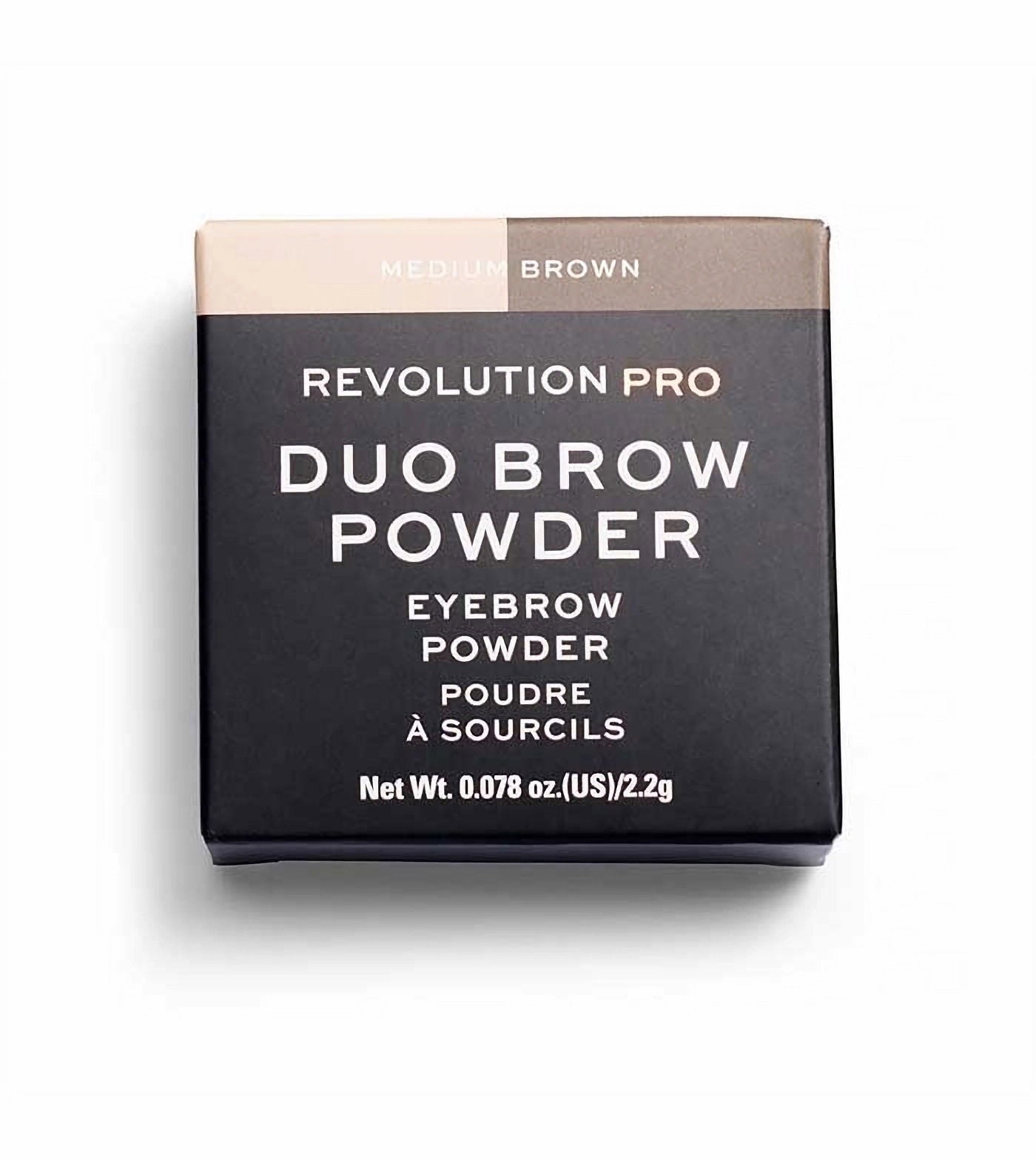 Makeup Revolution Makeup Revolution, REVOLUTION PRO, Vegan, Augenbrauenpuder, Mittelbraun, 2.2 g Regular
