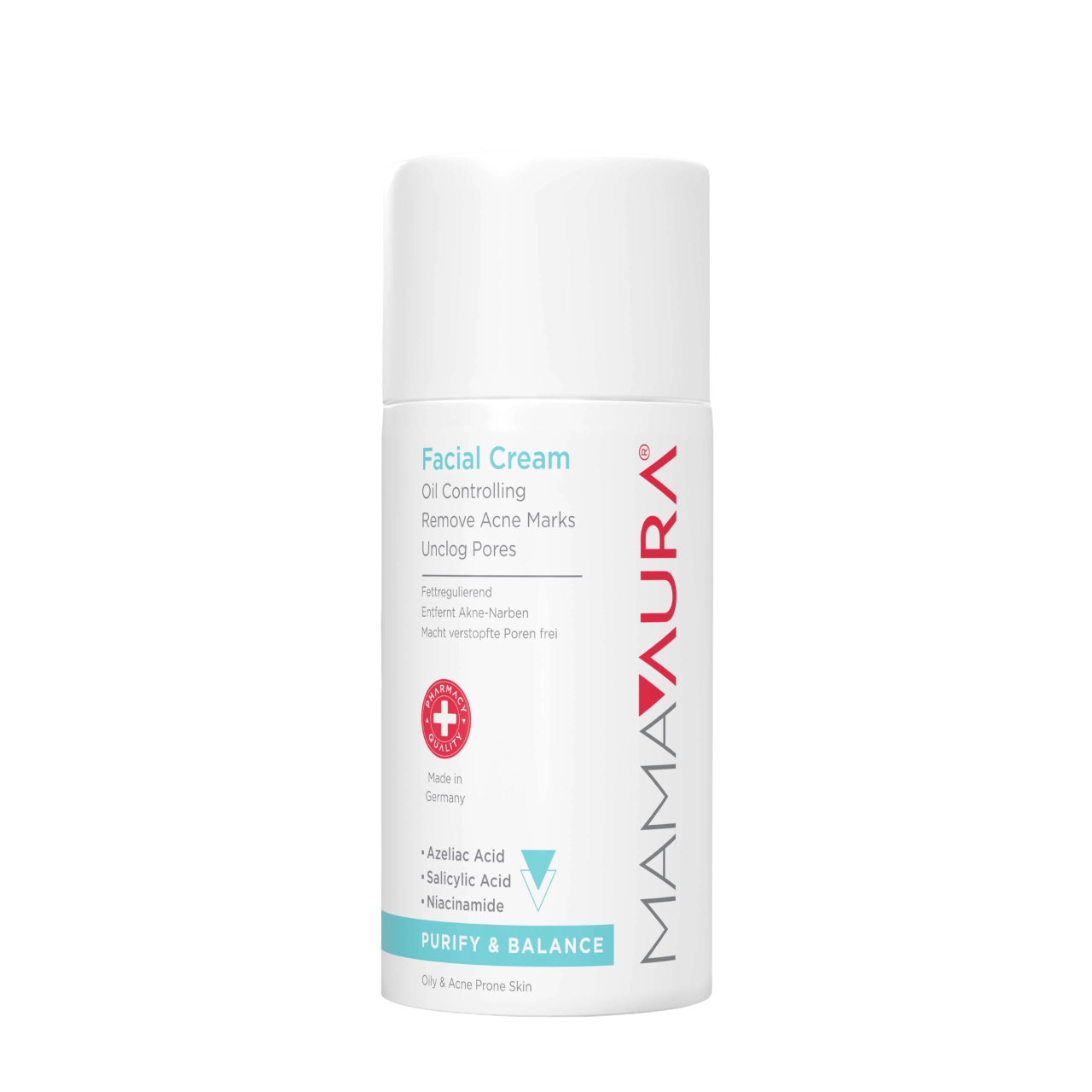 Mamaaura Mamaaura, Mamaaura, Aknenarben, Sahne, Für das Gesicht, 50 ml Regular